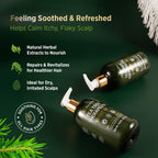 Roycederm Tea Tree Therapeutic Shampoo & Conditioner Set: Shampoo for Dry Scalp, Dandruff - Hydrating Conditioner for Itchy, Flaky Scalp