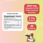 Youngevity Strawberry Kiwi-Mins Plant Derived Multi-Mineral Complex - Made from Humic Shale - Liquid Colloidal Form - Kid Friendly Taste - (32oz)