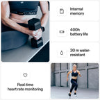 Polar H10 Heart Rate Monitor Chest Strap - ANT + Bluetooth, Waterproof HR Sensor for Men and Women, Black, M-XXL