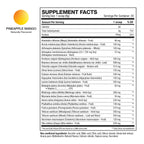 HD MUSCLE GreensHD Premium Daily Greens | Organic Superfood Blends | for Immune Support & Digestion | with Spirulina, Chlorella, & Adaptogenic Herbs | 30 Servings (Pineapple Mango)
