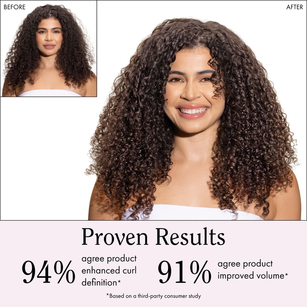 Rizos Curls Curl Defining Cream for Wavy, Curly, Coily Hair – Frizz Control, Defines, Softens, Moisturizes, Adds Shine for 1a–4c Hair Types – Sulfate & Paraben