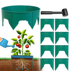 24Pcs Planting Grow Rings for Outdoor Plants, Diameter Range 8.2-15.7 Inch