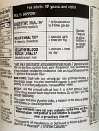 Member's Mark Fiber Capsules 2Pack (400 Count) Psyllium Husk is The #1 Doctor-Recommended Fiber Supplement.