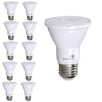 Bioluz LED PAR20 5000K Daylight LED Bulbs, 90 CRI, Dimmable LED Light Bulb, 5.5W = 75W Replacement, E26 Standard Base, 40° Beam Angle, UL Listed, Dimmable Light Bulbs, Incandescent Light Bulbs, 10Pk