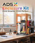 FLASHFORGE AD5X Enclosure Kit, DIY Colors & Style, Optimized Design, Reduced Noise and Odor, Suitable for High-Temperature Filament Printing