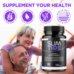 (5 Pack) Slim Tide Capsules, Official SlimTide Weight Management Pills with All Natural Ingredients, Advanced Formula Wellness Supplement with Maximum Strength Active Lifestyle Vitamins (300 Capsules)