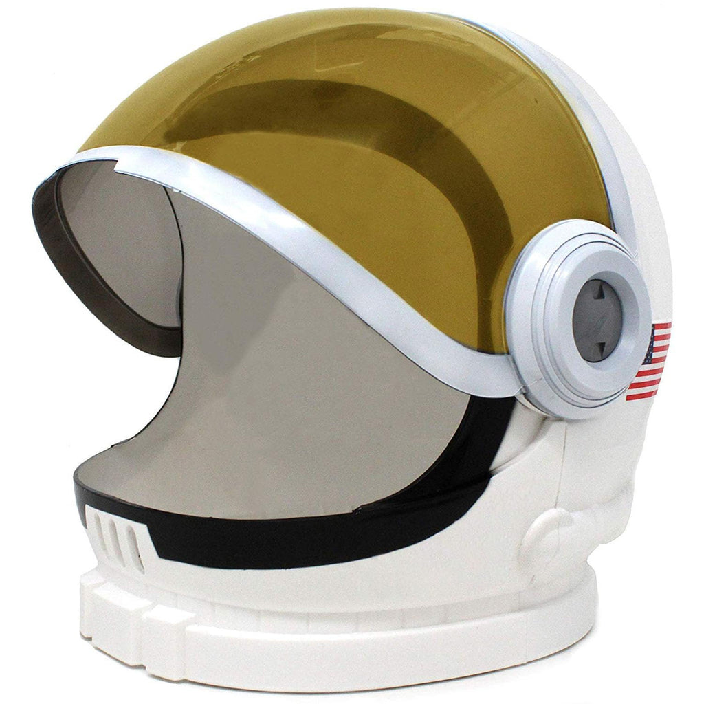 Spooktacular Creations White Astronaut Costume with Helmet, Space Suit for Toddler with Movable Visor, Kids Astronaut Halloween Costume for Cosplay, Party Favor Supplies (Small, 5-7 yrs)