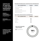 Ergothioneine with Clinically Studied MitoPrime® - High Potency 30mg with 98% Purity - Fermentation-Based L Ergothioneine Supplement - Longevity and Immune Support - Third-Party Tested, 90 Capsules