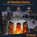 Otdair 96 LED Solar Lights Outdoor Upgraded 6 Pack, 43" Tall & Super Larger Size, Waterproof Torches for Outside, 2200mAh Solar Solar Torch Light with Flickering Flame for Path Yard Garden