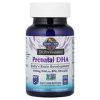 Garden of Life Dr. Formulated Prenatal DHA Fish Oil - 500mg DHA & DPA in Triglyceride Form 100% DV Vitamin D3, Single Source, Mercury Free Omega 3 Supplements for Women's Health, 30 Softgels