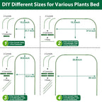 Garden Netting Kit 10×30 FT Ultra Fine Mesh Plant Protection Cover