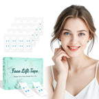 Face Lift Tape,Face Neck Tape Lifting Invisible,256pcs Instant Facelift Tape for Facial,Turkey Neck Jowls,Eyes Loose Skin,Double Chin,Wrinkles,Sagging Skin Tightening,V-Edge Face Necks Less Strip