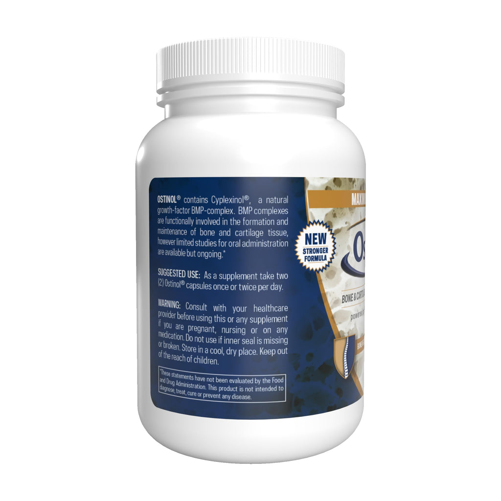 ZYCAL Ostinol Maximum Strength 500 mg - Bone & Joint Supplement for Intense Bone Loss and Joint Dysfunction - 60 Capsules