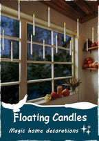 Leejec 20Pcs Floating Candle with Wand Remote, 6/18H Timer, Halloween Decor