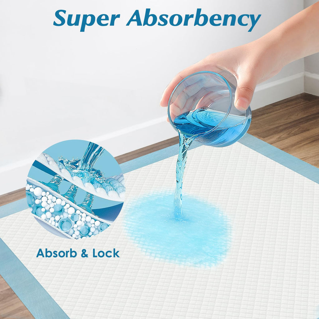 50 Count 30” x 36” Super Absorbency Disposable Underpads