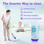26 FL OZ Leak-Proof Empty Refillable Bottle for Swiffer Power Mop