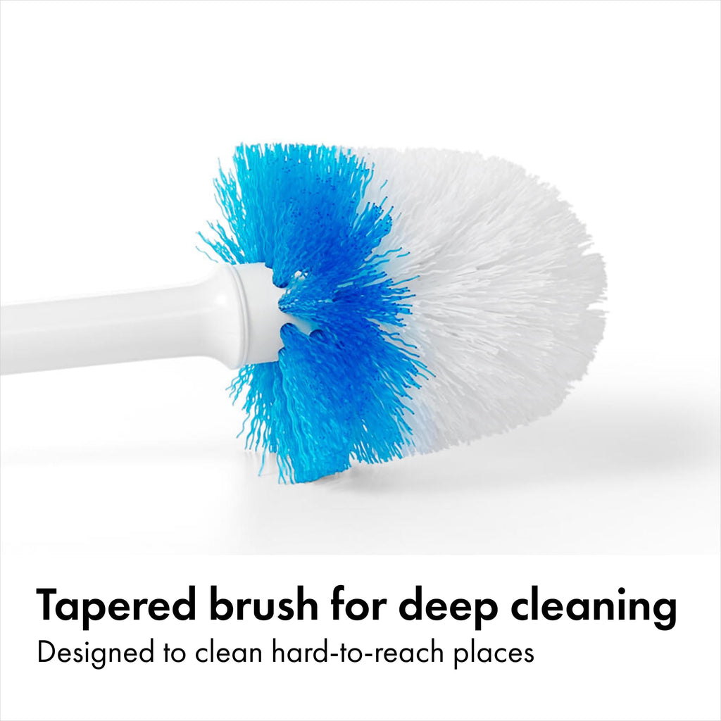 OXO Good Grips Compact Toilet Brush & Canister with Automatic Canister Door