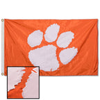 College Flags & Banners Co. Clemson Tigers Embroidered and Stitched Nylon Flag