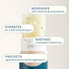 Cliganic Organic Lip Balm Set (2 Packs of 6 Tubes), 100% Natural Moisturizer for Cracked & Dry Lips
