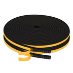 Trisiki Door Weather Stripping for Doors and Windows, Self-Adhesive Foam Gasket Tape, Energy-Saving (1/4 in x 1/4 in x 33 Ft)