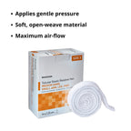 McKesson Tubular Elastic Retainer Net Dressing, Non-Sterile, Hand, Arm, Leg, Foot, Size 3, 10 in x 25 yd, 1 Count, 10 Packs, 10 Total