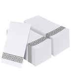 Vplus 200 PACK Guest Towels Disposable Bathroom Napkins, Silver