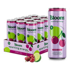 Bloom Nutrition Zero Sugar Energy Drink, Cherry Lime, 12oz 12pk
