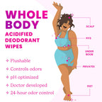 Lume Acidified Deodorant Wipes - 24 Hour Odor Control - Aluminum Free, Baking Soda Free, Skin Loving - 45 Count (Pack of 2) (Cool Cucumber)