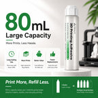 Creality 3D Printer Adhesive Glue for Bed Adhesion 80mL Large Capacity Liquid 3D Printer Glue Anti-Warping Low Odor Easy Clean Creality Glue for PLA PETG ABS ASA Fits All FDM 3D Printer (Pack of 1)