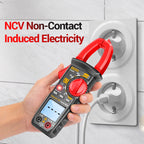 ANENG Digital Clamp Meter Multimeter Tester with AC/DC Current,Voltage, NCV Amp Ohm Volt 4000 Counts Meter Measures Capacitance, Resistance, Diodes, Continuity Frequency Backlight Electrican Tools
