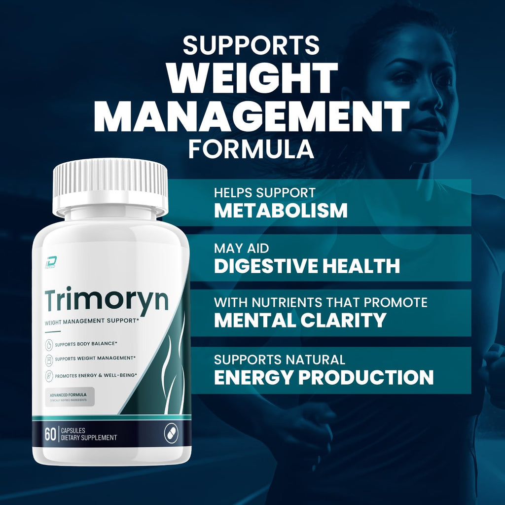 Trimoryn Capsules – Advanced Formula Pills Natural Ingredients Dietary Supplement - 3 Pack - 180 Capsules