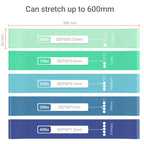 TechStone Resistance Bands Set for Men and Women, Pack of 5 Different Levels Elastic Band for Home Gym Long Exercise Workout ��� Great Fitness Equipment for Training, Yoga ��� Free Carrying Bag (Blue)