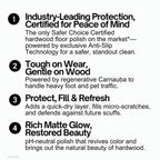 Quick Shine Hardwood Floor Luster-Polish 64oz | Plant-Derived w/Carnauba | Safer Choice, No PFAS, pH Neutral | Ready to Use Formula w/Anti-Slip Technology | Simply Squirt & Spread | Made in USA