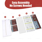 Saichotoy Display Case for Hot Wheels: Stackable Parking Garage for 1/64 Scale Matchbox Toy Car, Foamboard Storage for Monster Trucks with LED Light and Acrylic Cover, Depot