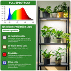 Wolezek 14in Grow Light Strip for Indoor Plants, Full Spectrum