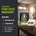 Grandpa Gus's Natural Mouse Repellent Pouches, Cinnamon/Peppermint Oils Repel Mice from Nesting in Home/Cabin/Boat/Car Storage/RV/Machinery/Shed (10 Pouches)