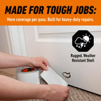 Gorilla Tape Tough & Wide, White Tape, 2.88" x 25 yd (Pack of 1) - Heavy Duty and Weather Resistant for Indoor or Outdoor