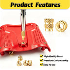 KADRICK 300PCS M2 M2.5 Heat Set Inserts Kit,M2*3/4/5mm*3mm M2.5*3/4mm*3.5mm