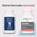 Allergy Research Group ARG MultiMin - Multi Mineral Supplement - Comprehensive Nutrient Blend for Daily Support - Hypoallergenic & Vegetarian - 120 Servings - 120 Capsules