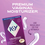 K-Y Liquibeads Vaginal Moisturizer for Women, Silicone Lube Suppository, Lubricant Helps Reduce Pain Due to Dryness, 6 Suppositories & 6 Applicators