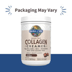 Garden of Life Grass Fed Collagen Creamer Powder - Chocolate, 12 Servings, Powder for Coffee Energy Beauty Joints, Collagen Peptides with Coconut MCTs, Keto Protein Supplements