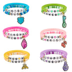 Axepet KATSEYE Merch Bracelets Concert Album Inspired Friendship Bracelets Soothing Shell,Limitless Key,Guardian Shield,Dual Cherry,Stellar Tiara,Dream Anchor for Fans