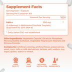 Clear Formulas Bioactive SAM-e 500mg - High Strength SAM-e Supplement with Biologically Active S,S Form for Liver and Mood Support - Vegan Non-GMO Preservative Free - Made in the US (60 Servings)