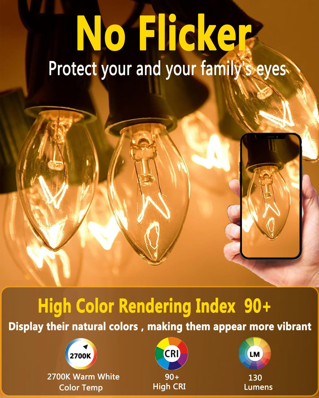 Snnalosses Wax Warmer Bulbs - 15W C7 Replacement Bulbs for Scentsy Wax Melt Warmer, Himalayan Salt Lamps, Plug-in Diffusers - Warm White, Dimmable, 15 Packs