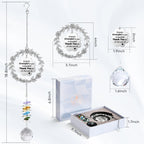 Thank You Gifts for Women, Sun Catcher Gift with Engraved Thank You Message
