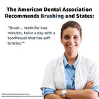 Amazon Basics Electric Toothbrush | Pulsating | Deep Cleaning | 2 Count
