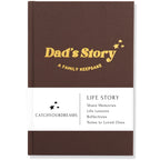 Dad's Story Journal (Hardcover with Case): A Meaningful Keepsake for a Father to Share His Life Journey and Memories, Includes 250+ Prompt Questions, Sentimental Gifts Idea