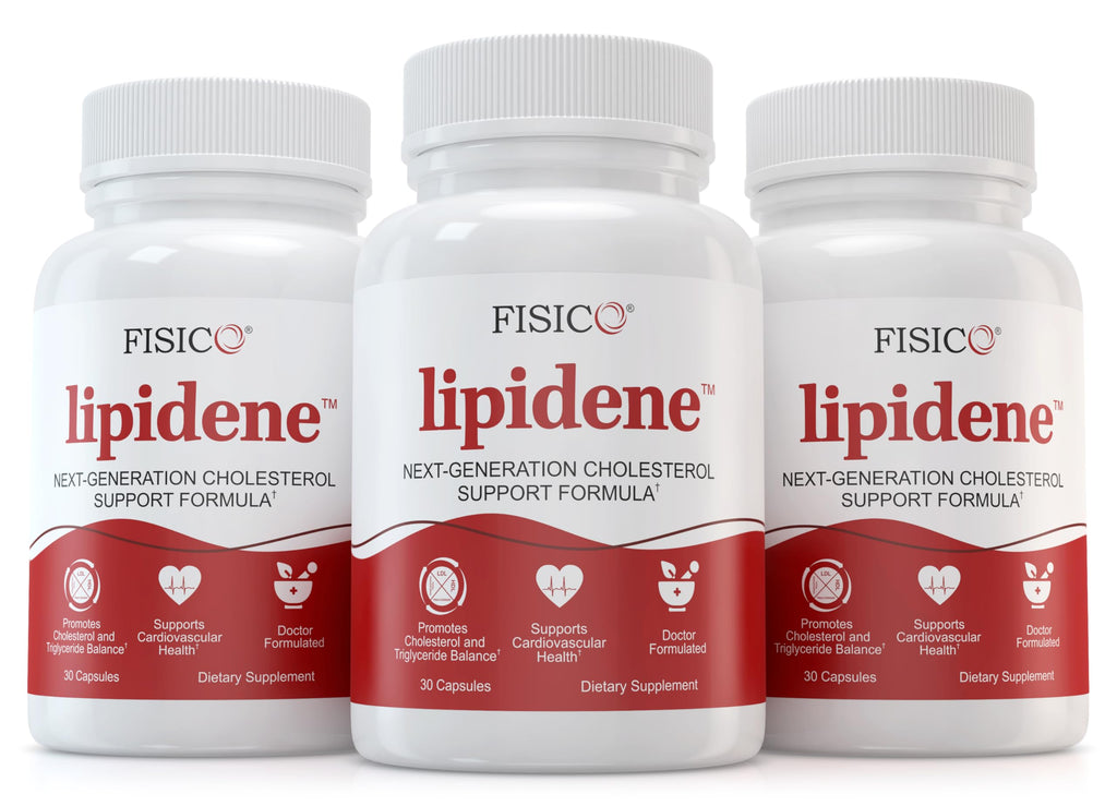 LIPIDENE Cholesterol Support & Heart Health Supplement – Lipid Balance, Cardiovascular Function, Heart Health, Circulation and Arterial Wellness. Contains Bergamot & Olive Fruit Extract – 30 Capsules