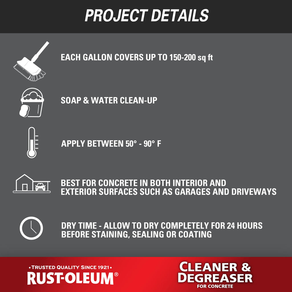 Rust-Oleum 301243 Cleaner and Degreaser, 1 Gallon