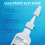 HTLARY Skin and Wound Cleanser 0.9% Saline Solution. Formulated to Manage cuts, abrasions, and Minor Burns While Providing Gentle Hydration and Preparation for Absorbent dressings